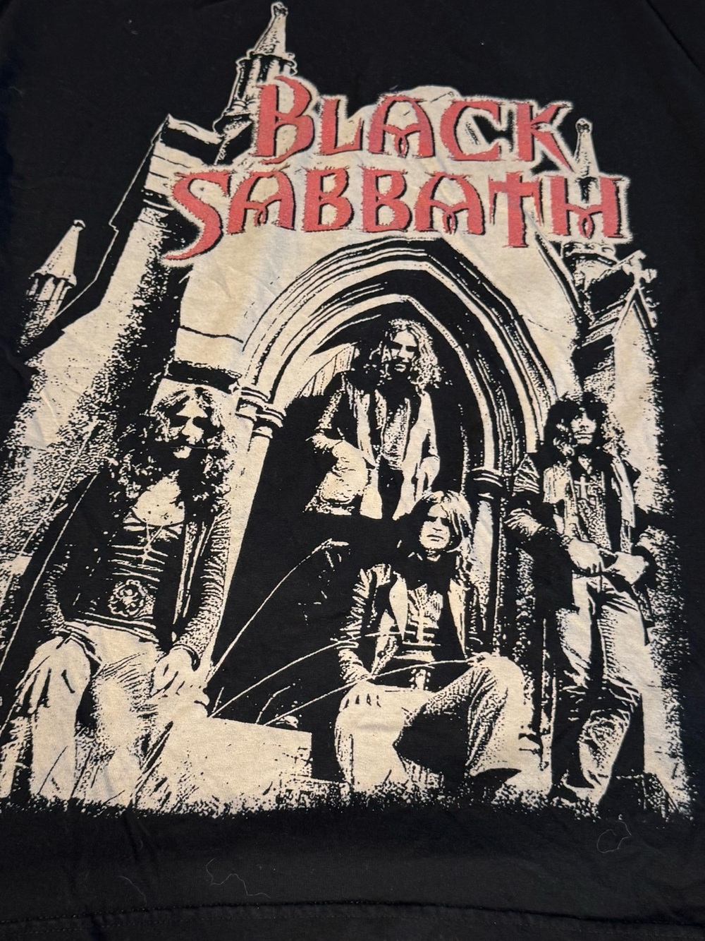 Vintage Black Sabbath Winterland Classic Rock Band Tee Shirt XL Heavy Metal